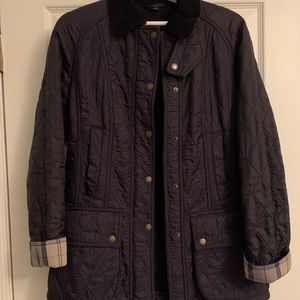 Navy Barbour Jacket